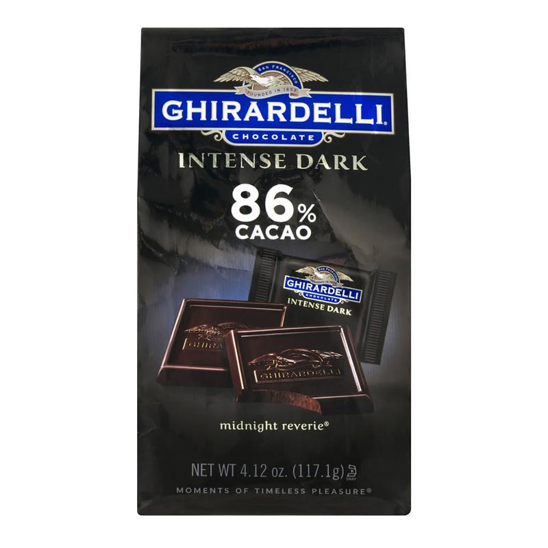 Ghirardelli Intense Dark, Midnight Reverie 86% Cacao Singles, 4.12 Oz, Pack Of 3 Bags MPN:62493