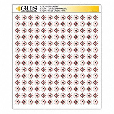 Label Flame Gloss Paper PK1820 MPN:GHS1229