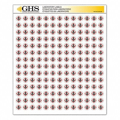 Label Health Hazard Gloss Paper PK1820 MPN:GHS1230