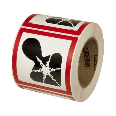 GHS Label, 4 in H, 4 in W, Paper, PK500 MPN:GHS1262