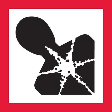 Pictogram, Bk/Red, Self Adhesive Vinyl MPN:GHS1271