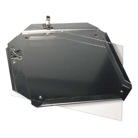 Vehicle Placard Holder, Aluminum, 10 3/4 in W x 10 3/4 in H MPN:PH227