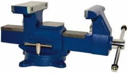 Bench & Pipe Combination Vise: 6.5