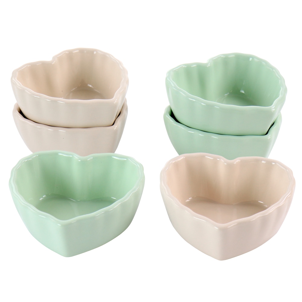 Martha Stewart Stoneware Heart-Shaped Baker Set, Assorted Colors MPN:995116399M