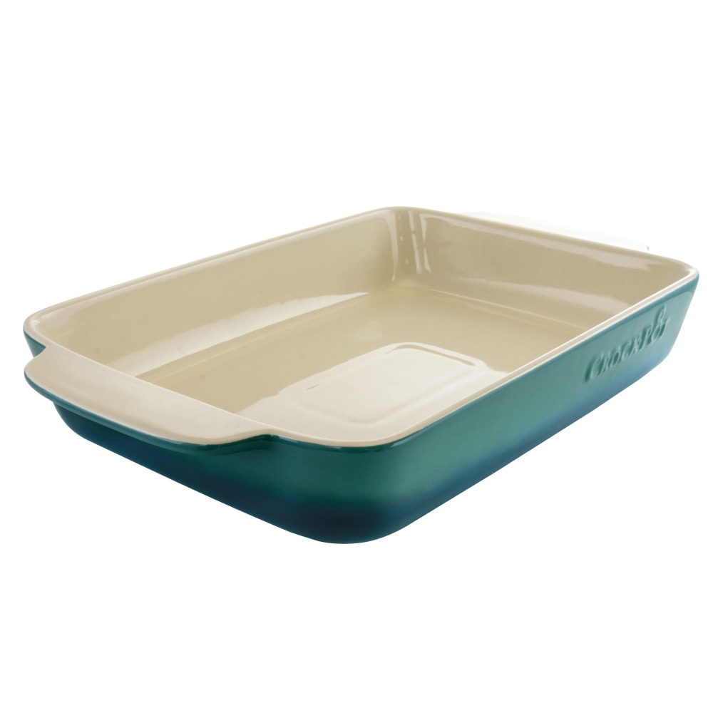 Crock-Pot Artisan 5.6-Quart Stoneware Rectangular Bake Pan, Gradient Teal MPN:995116903M