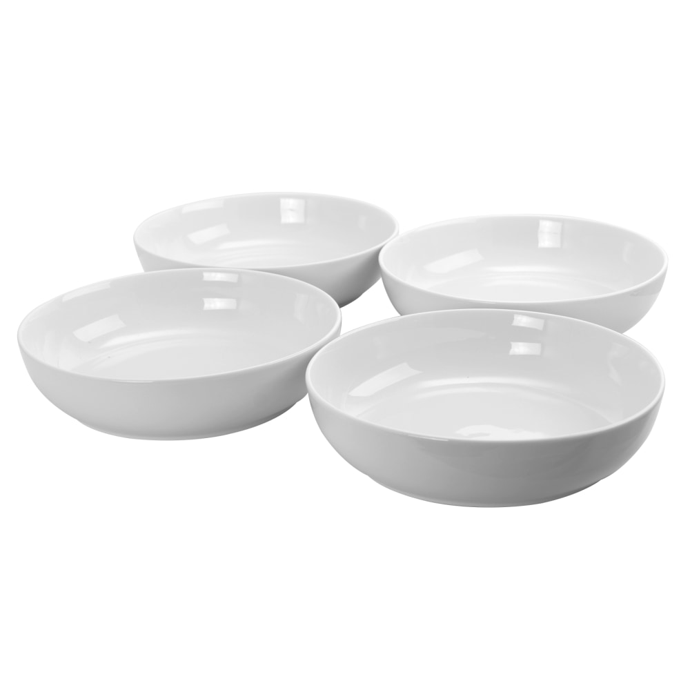 Gibson Home 4-Piece Dinner And Serving Bowls Set, 8-1/2in, White MPN:995111633M