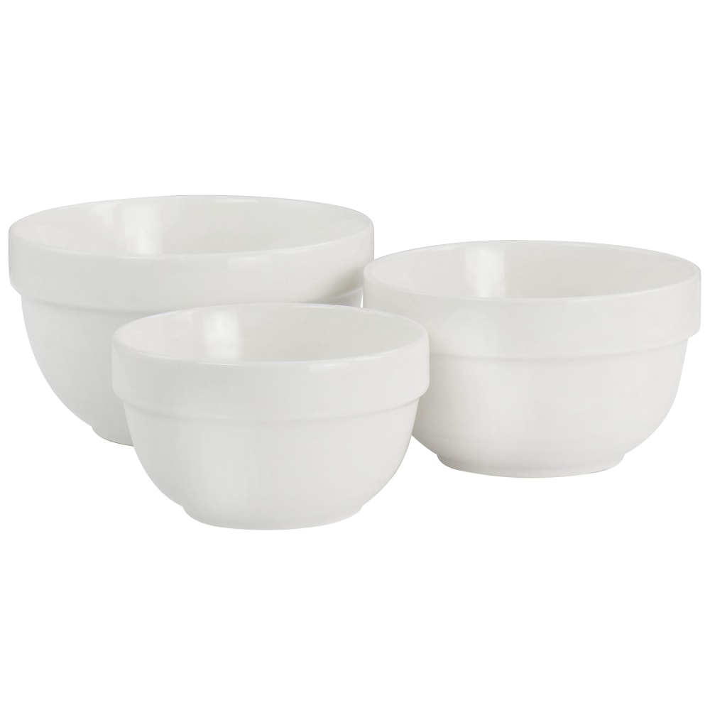 Martha Stewart Everyday 3-Piece Bowl Set, White MPN:995117302M