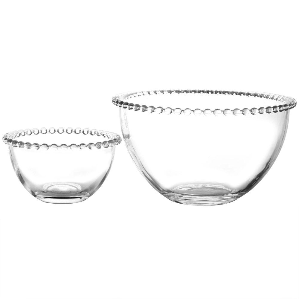 Gibson Home Sereno 2-Piece Glass Serving Bowl Set, Clear MPN:995118064M