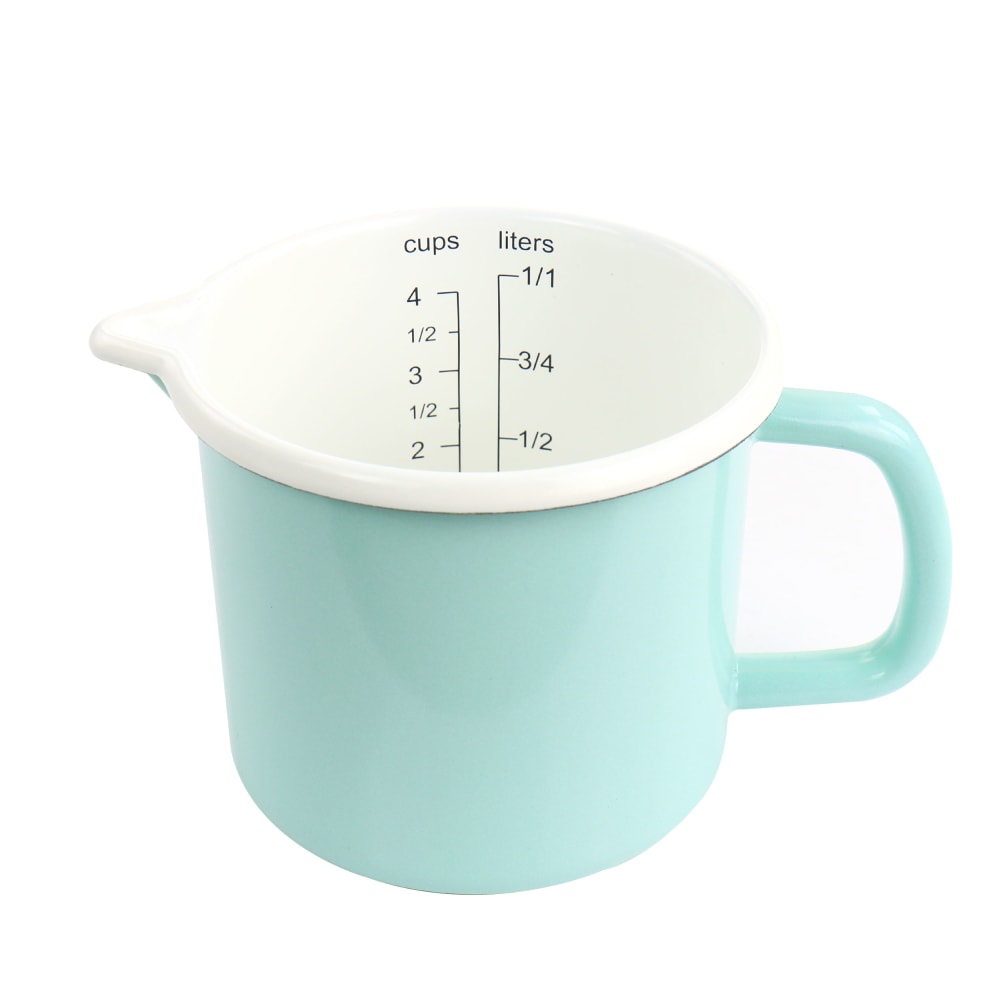 Martha Stewart Steel Measuring Cup, 8 Oz, Turquoise MPN:995116386M