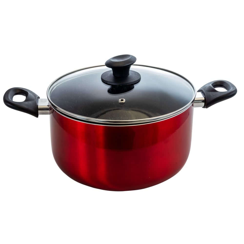 Oster Merrion 6-Quart Aluminum Non-Stick Dutch Oven, Red MPN:995112521M