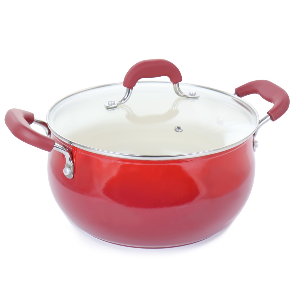 Oster Corbett 5.4 Qt Non-Stick Aluminum Dutch Oven, Red MPN:995115165M