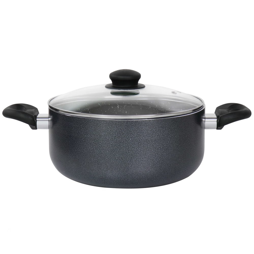 Oster Pallermo 5-Quart Aluminum Non-Stick Dutch Oven, Charcoal MPN:995115567M