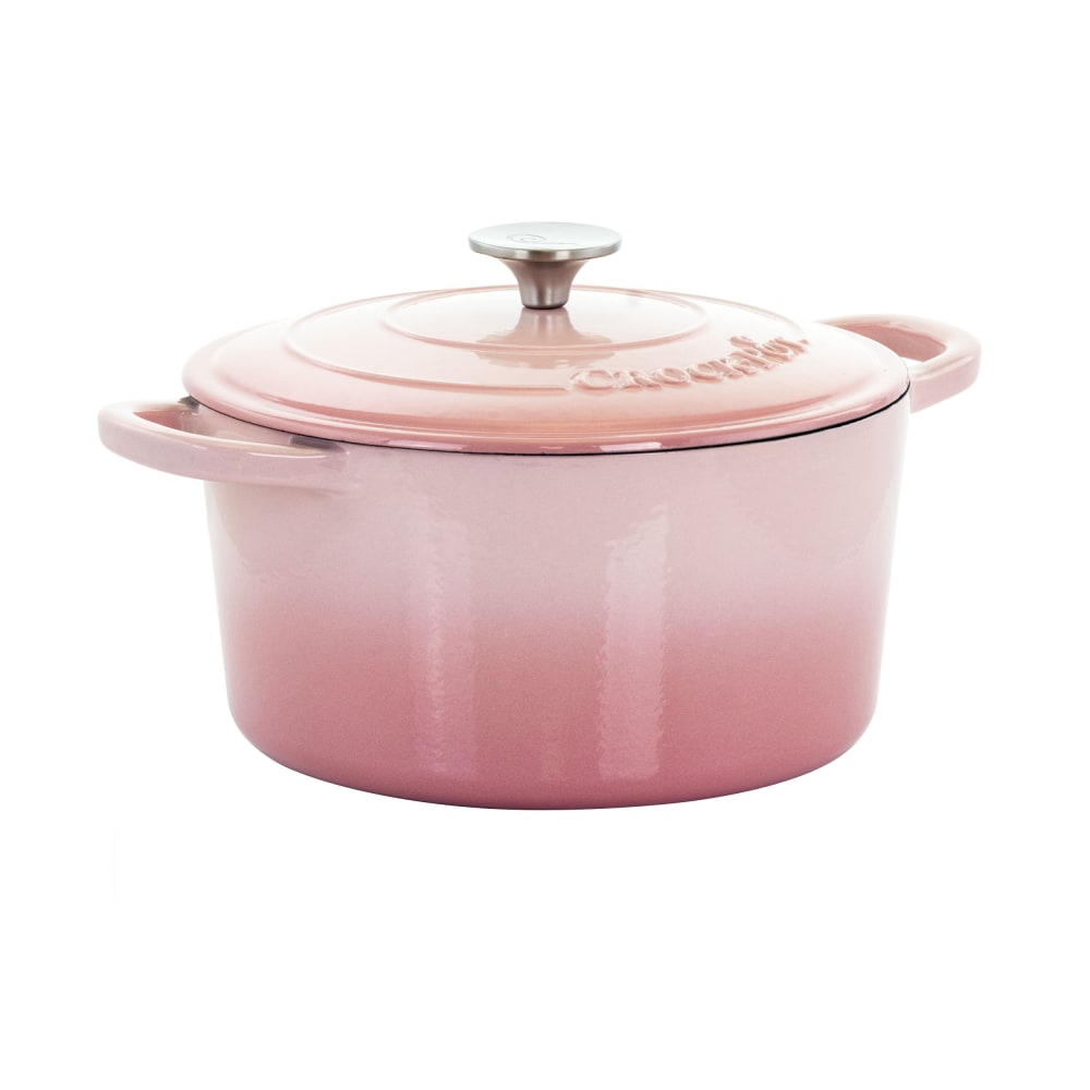 Crock-Pot Artisan 5-Quart Cast Iron Dutch Oven, Blush Pink MPN:995117454M