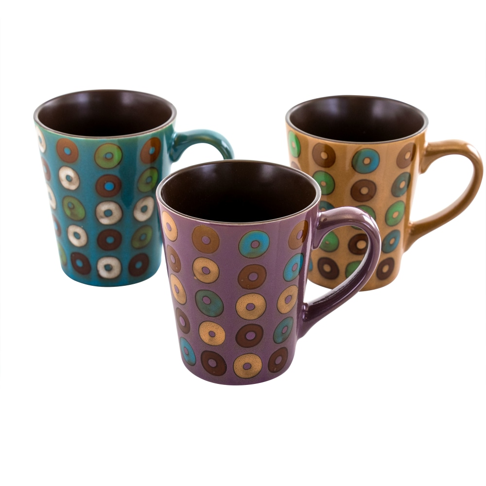 Mr. Coffee Coupa Cafe 3-Piece Mug Set, 13 Oz, Assorted MPN:995113888M