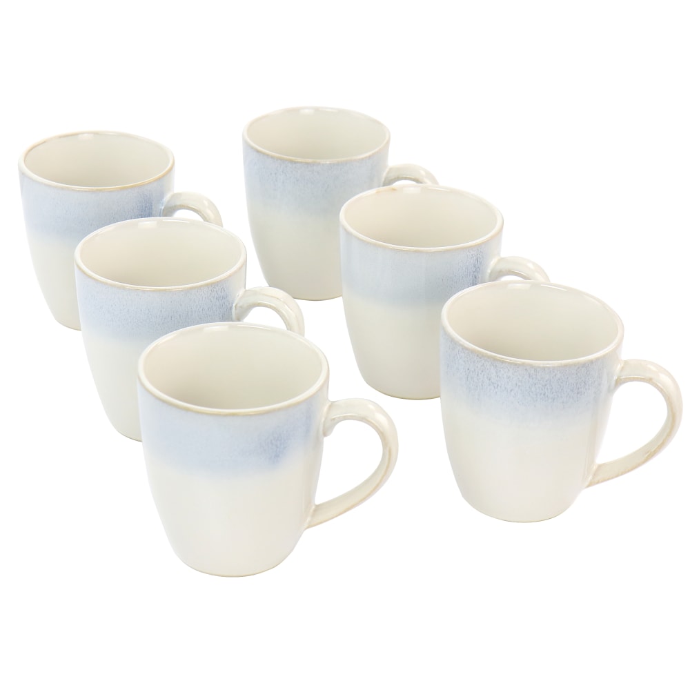 Martha Stewart Stoneware Cup Set, 13 Oz, Blue MPN:995116356M