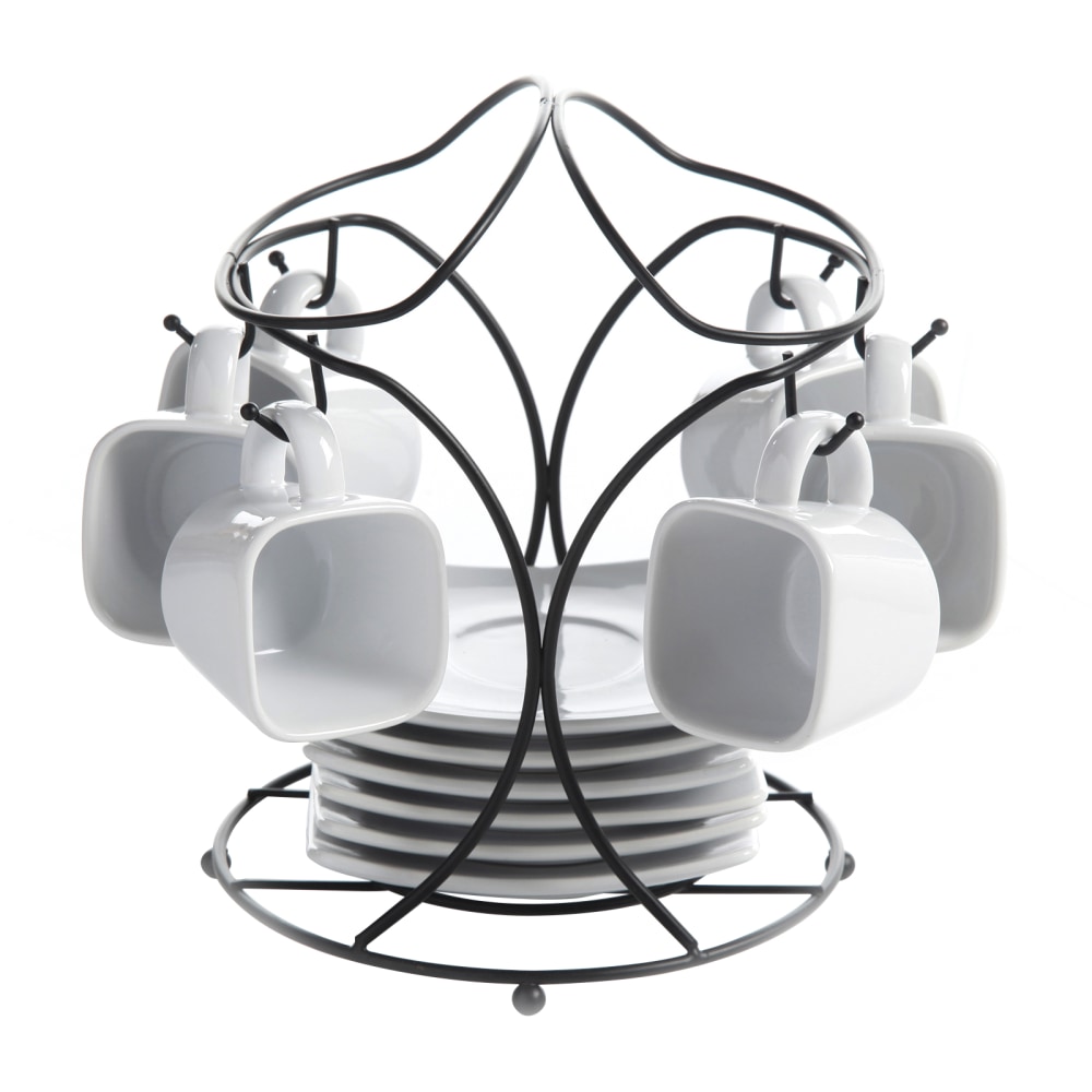 Gibson Elite Gracious Dining 13-Piece Porcelain Espresso Set, White MPN:99597326M