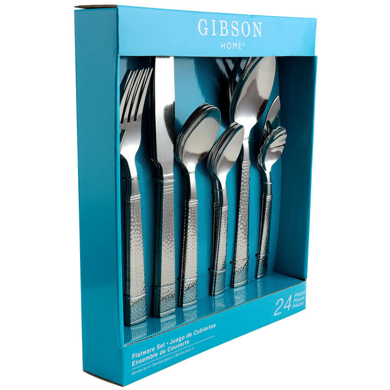 Gibson Prato 24-Piece Stainless-Steel Flatware Set MPN:995100062M