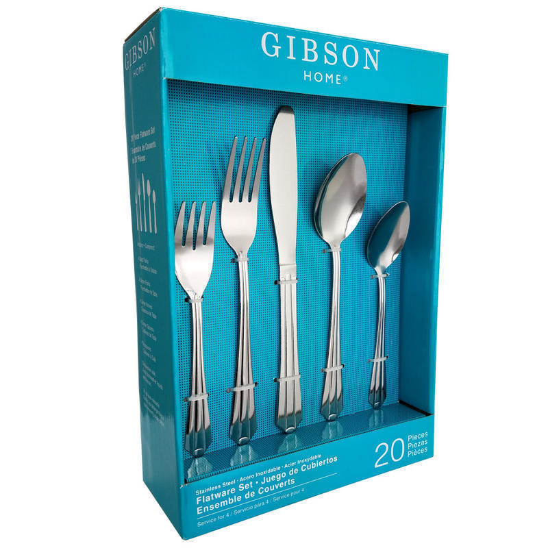 Gibson Montiero 20-Piece Stainless-Steel Flatware Set MPN:995100067M
