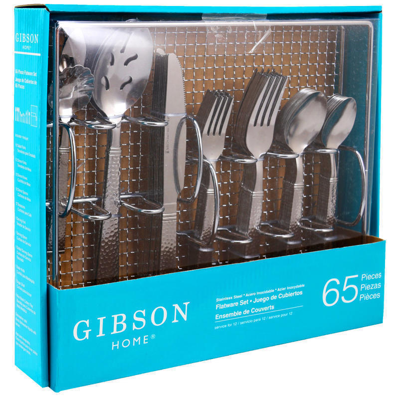 Gibson Home Prato 65-Piece Flatware Set With Caddy MPN:995100585M