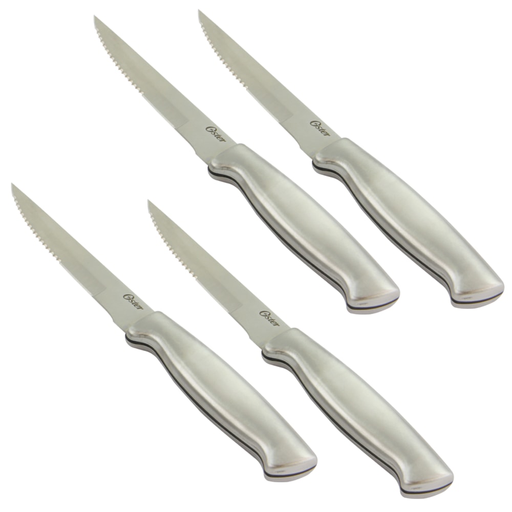 Oster Baldwyn 4-Piece Stainless-Steel Steak Knife Set, 4-1/2in MPN:995101068M