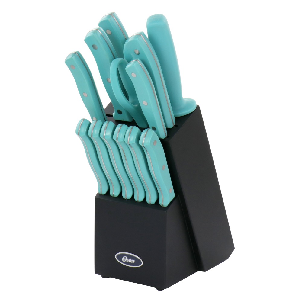 Oster Evansville 14-Piece Cutlery Set, Light Blue MPN:995115261M
