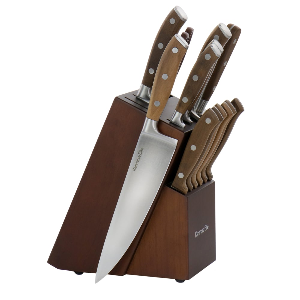 Kenmore Elite Cooke 14-Piece Cutlery Set, Dark Brown MPN:995115270M