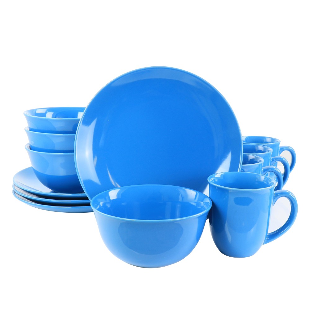 Gibson Home Mercer 12-Piece Dinnerware Set, Blue MPN:995116949M