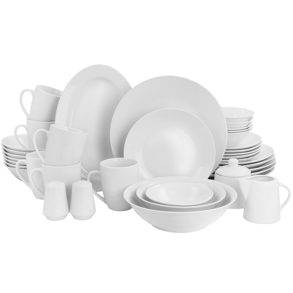 Gibson Home Classic Pearl Fine Ceramic 39-Piece Dinnerware Combo Set, White MPN:995117491M