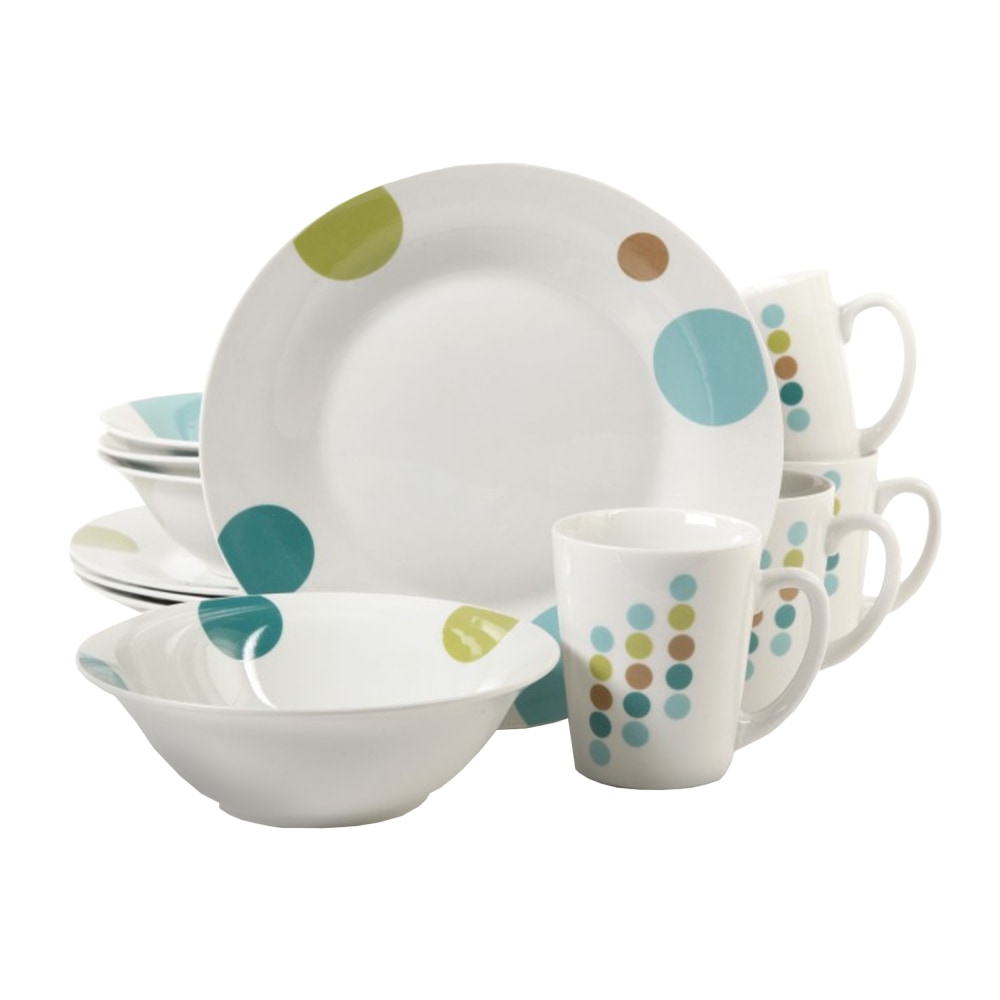 Gibson Home Retro Specks 12-Piece Dinnerware Set, Multicolor MPN:99586764M