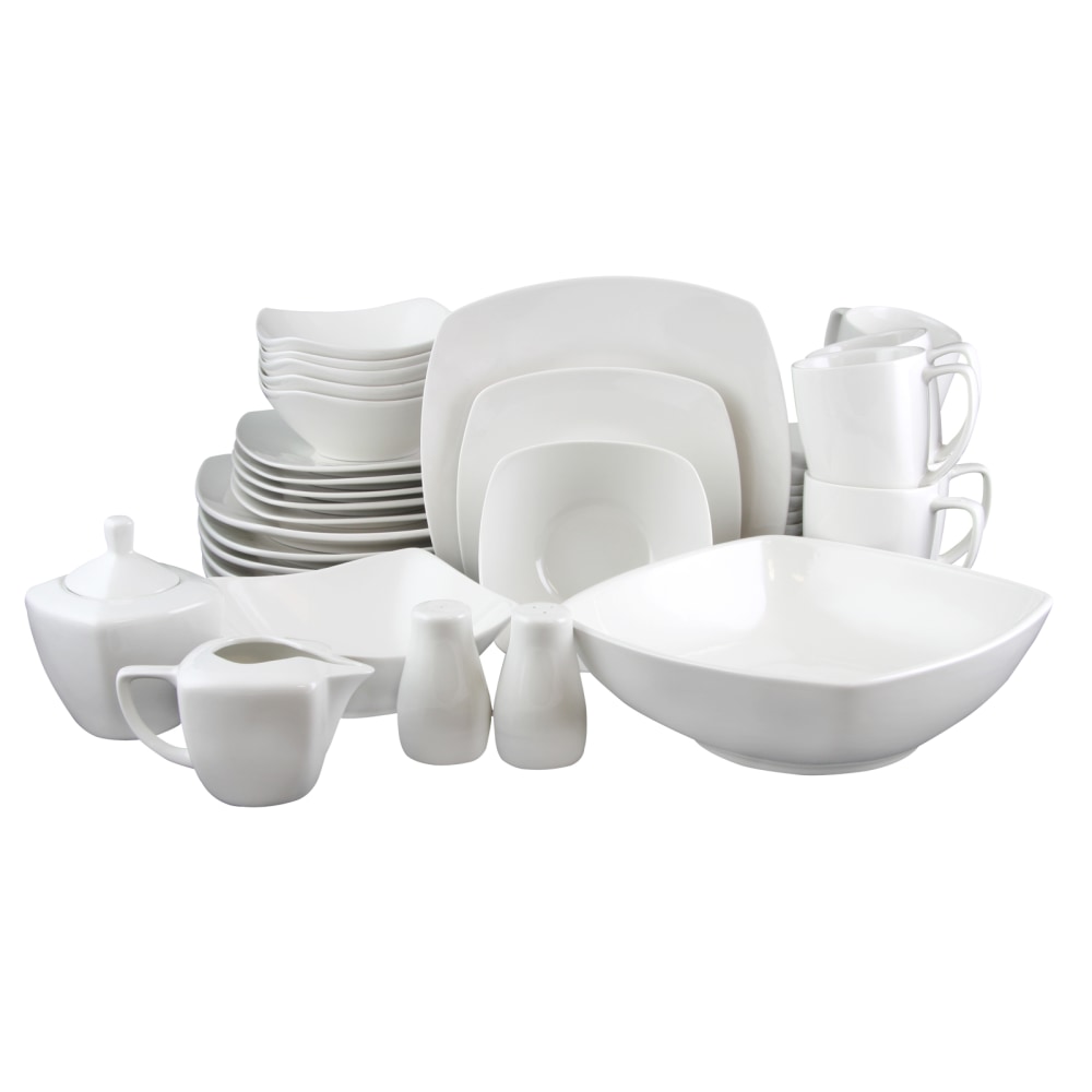 Gibson Zen Buffetware 39-Piece Dinnerware Set, White MPN:99599967M