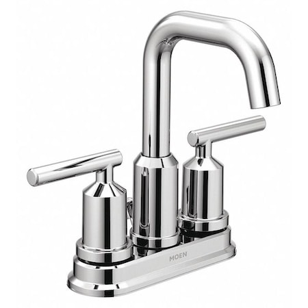 Manual Low Arc Bathroom Faucet, 4