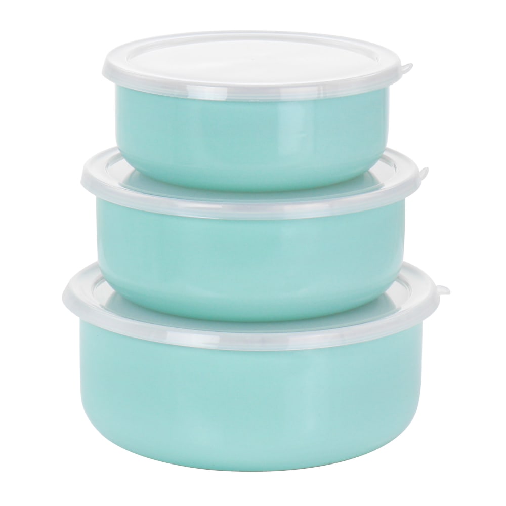 Martha Stewart Nesting Container And Lid Set, Aqua MPN:995116319M
