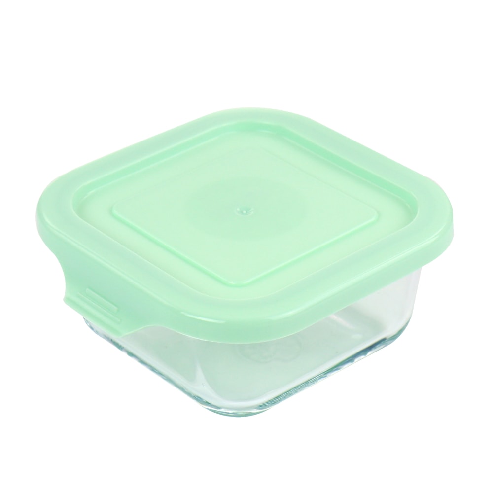 Martha Stewart Glass Container With Lid, 2inH x 4-1/2inW x 5-1/4inD, Mint MPN:995116434M