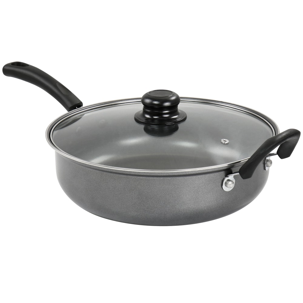 Gibson Everyday Highberry Aluminum Non-Stick Chicken Fryer, 11in, Gray MPN:995117285M