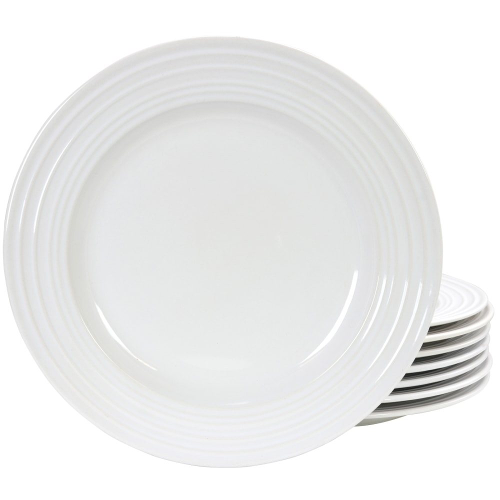 Gibson Home Plaza Cafe 8-Piece Dinnerware Set, 10-1/2in, White MPN:995105015M