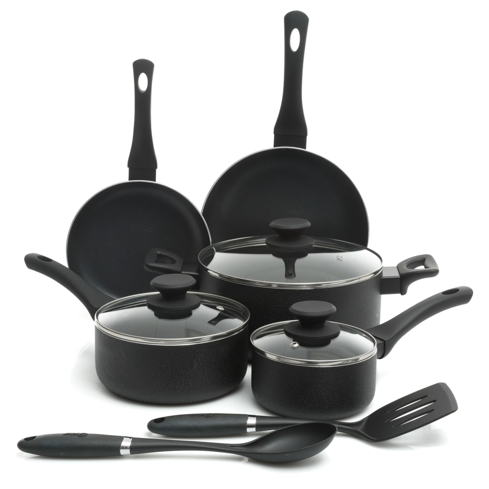Oster Cookware Set, Ashford 10-Piece, Black MPN:995100874M
