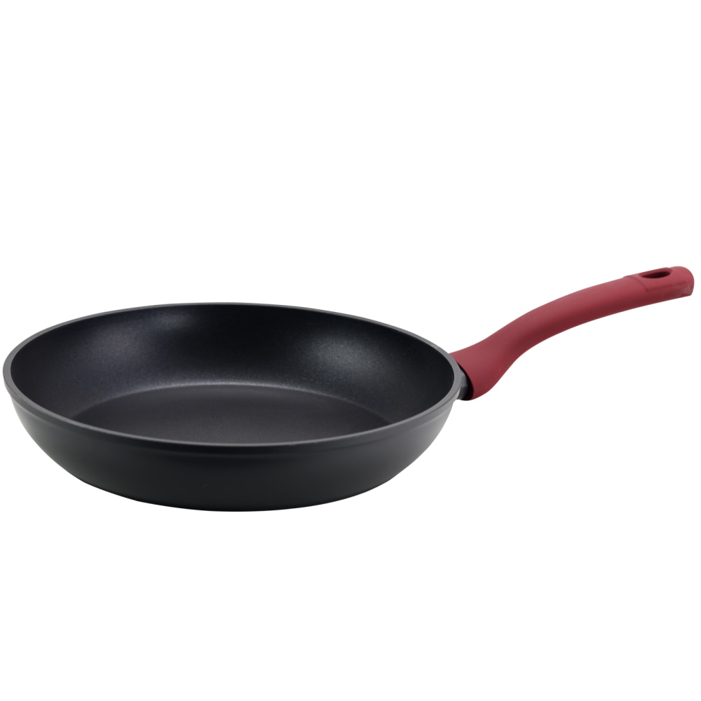 Gibson Home Marengo Aluminum Frying Pan, 10in, Red/Grey MPN:995100896M