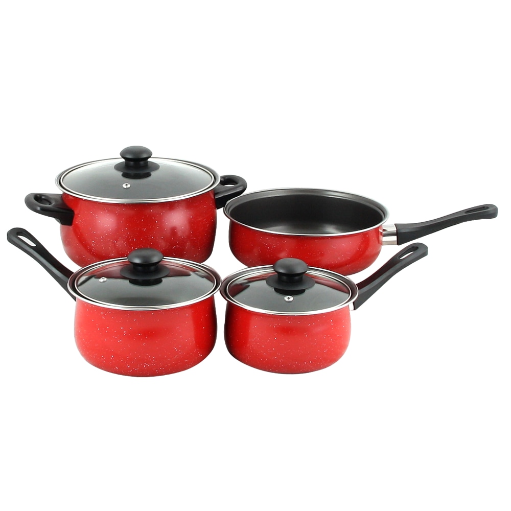 Gibson Home Casselman 7-Piece Cookware Set, Red MPN:995100974M