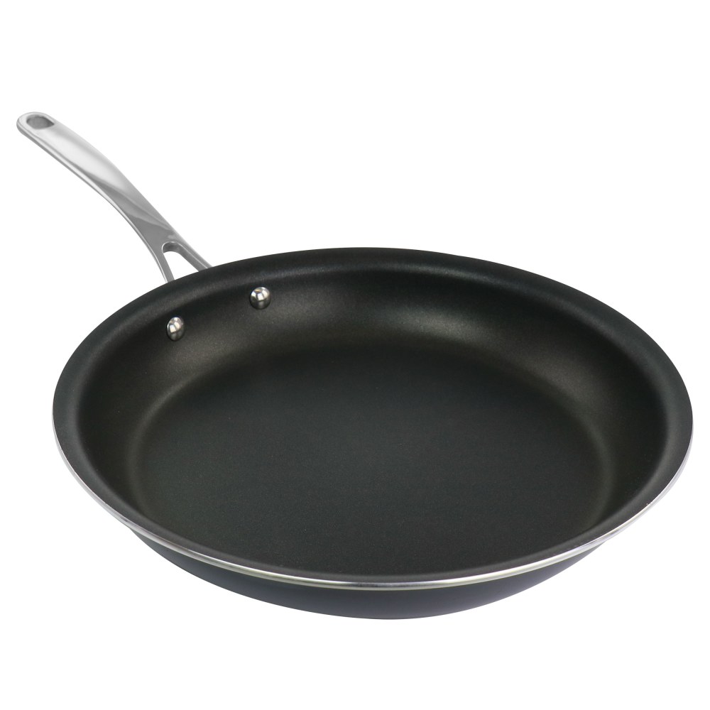 Martha Stewart 12in Aluminum Frying Pan, Black MPN:995116375M