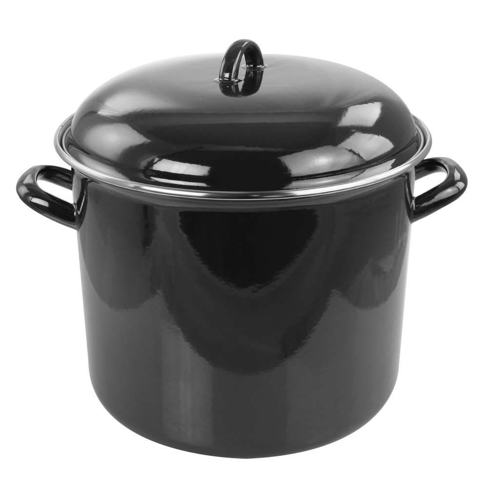 Gibson Home 12-Quart Stock Pot, Black MPN:995116481M