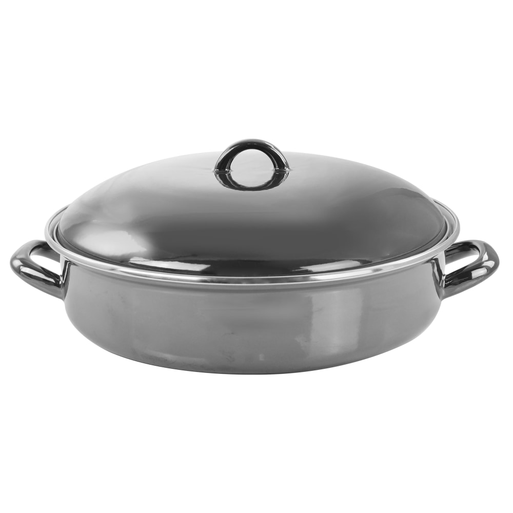 Gibson Home Steel Braiser Pan, 5 Qt, Gray MPN:995116482M