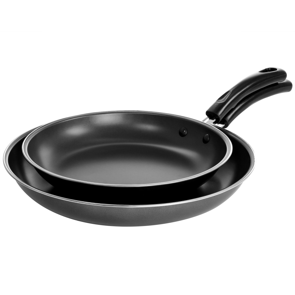 Gibson Everyday Highberry 2-Piece Frying Pan Set, Metallic Gray MPN:995118083M