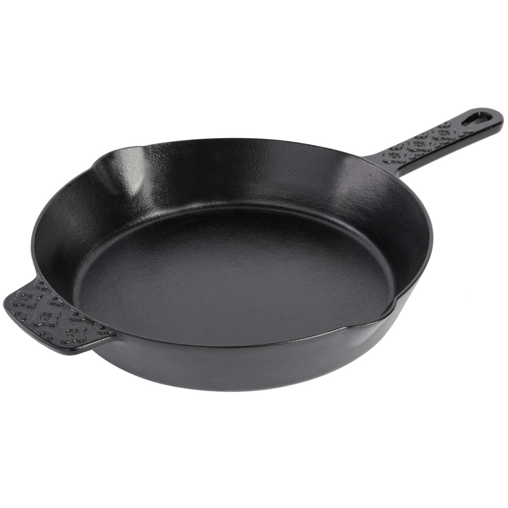 Spice by Tia Mowry Savory Saffron Pre-Seasoned Cast Iron Skillet, 10in, Black MPN:995118443M
