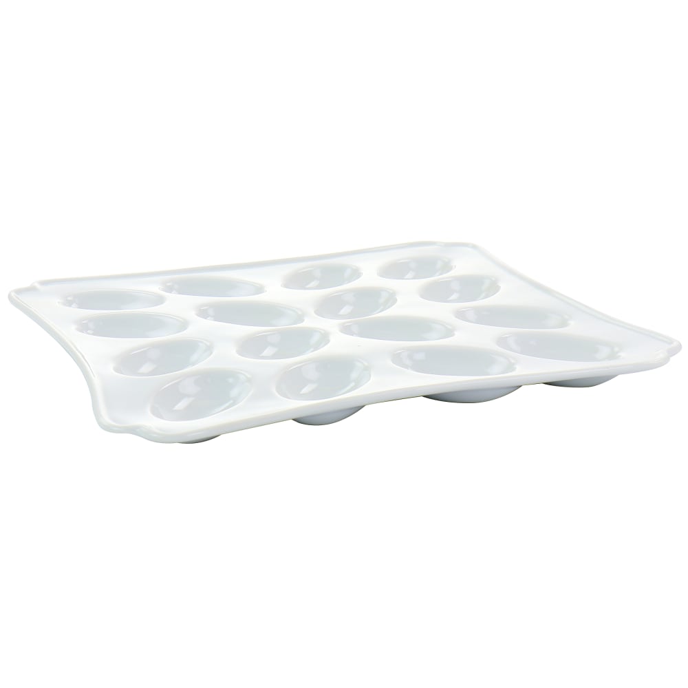 Martha Stewart Ceramic Deviled Eggs Serving Platter, 12in, White MPN:995116328M