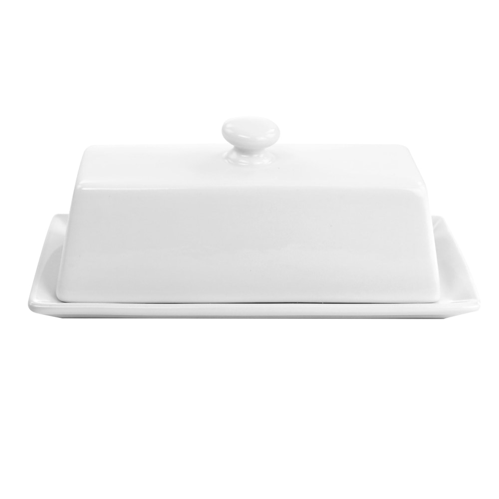 Martha Stewart Ceramic Butter Dish With Lid, White MPN:995116412M