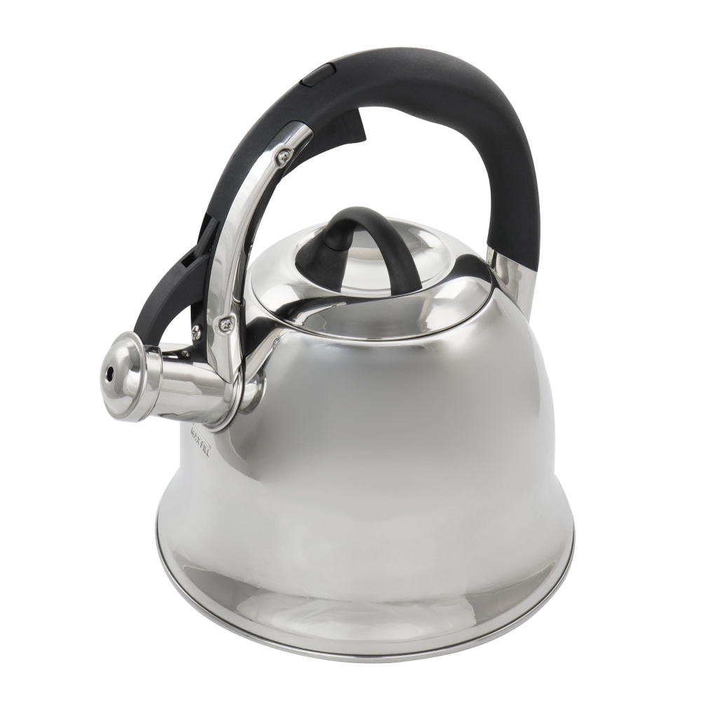 Mr. Coffee Coffield Stainless Steel Whistling Tea Kettle, 2.5 Qt, Turquoise MPN:995115204M