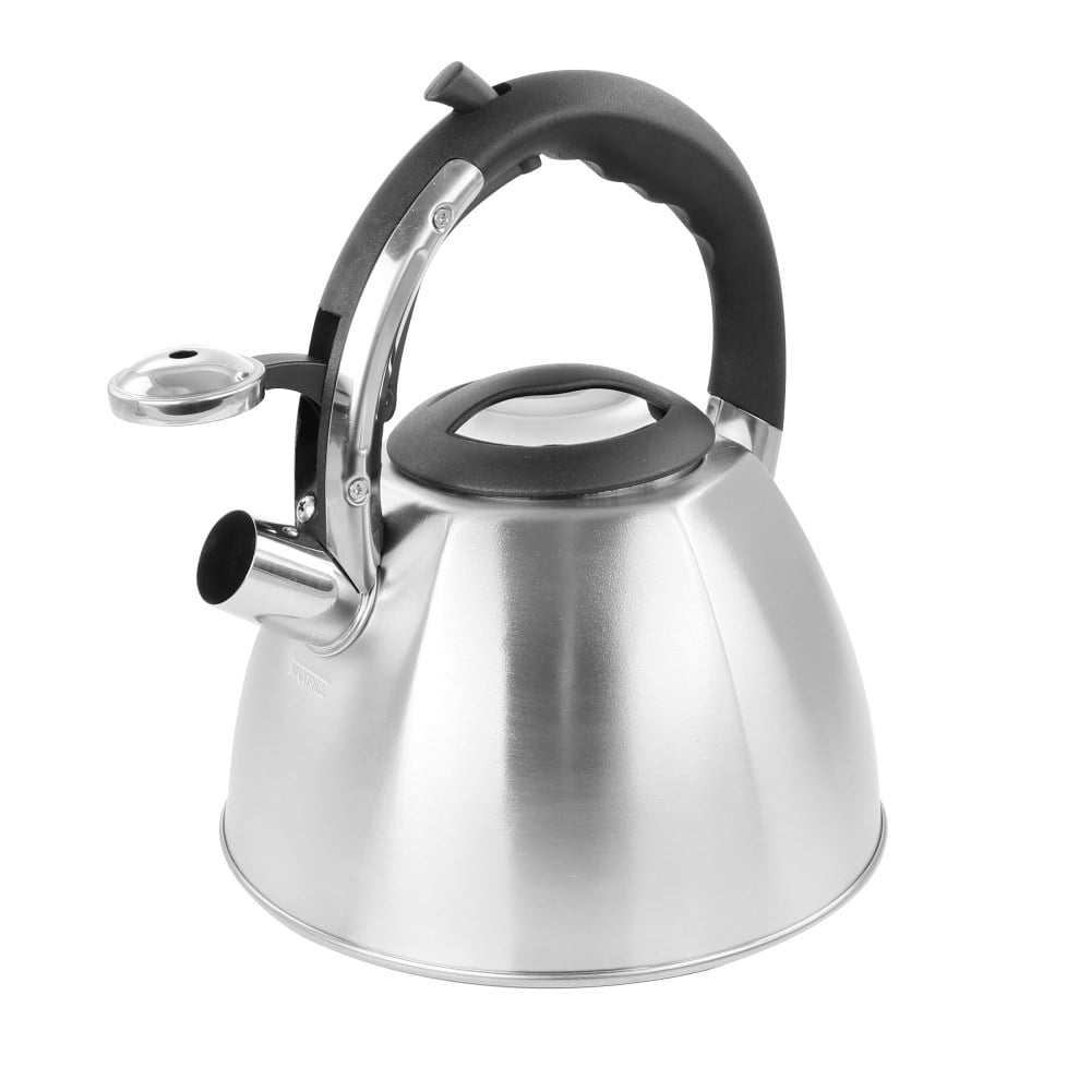 Mr. Coffee Stainless Steel Whistling Tea Kettle, 3 Qt, Silver MPN:995116485M