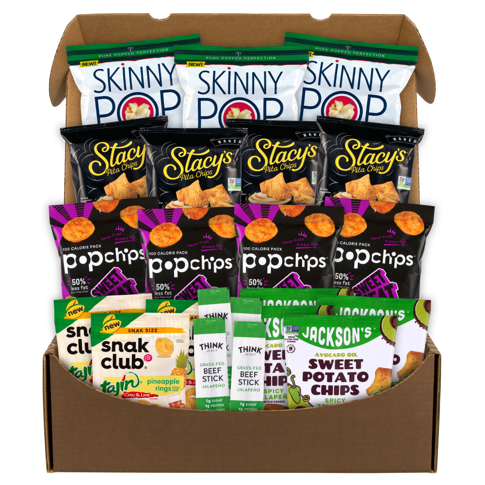 Snack Box Pros Sweet & Spicy Snack Box, Set Of 22 Snacks MPN:810128792950