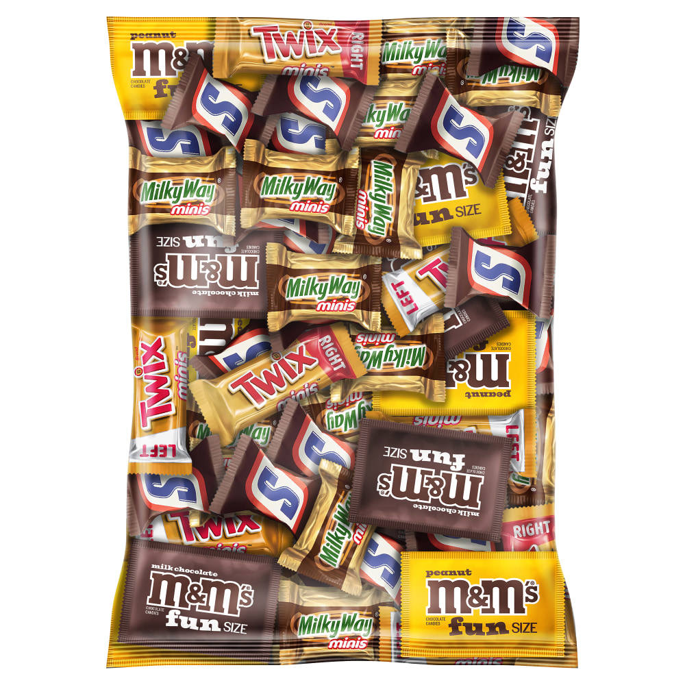 MARS Chocolate Favorites Minis Candy Bars Variety Bag, 62.6 Oz MPN:810128792288