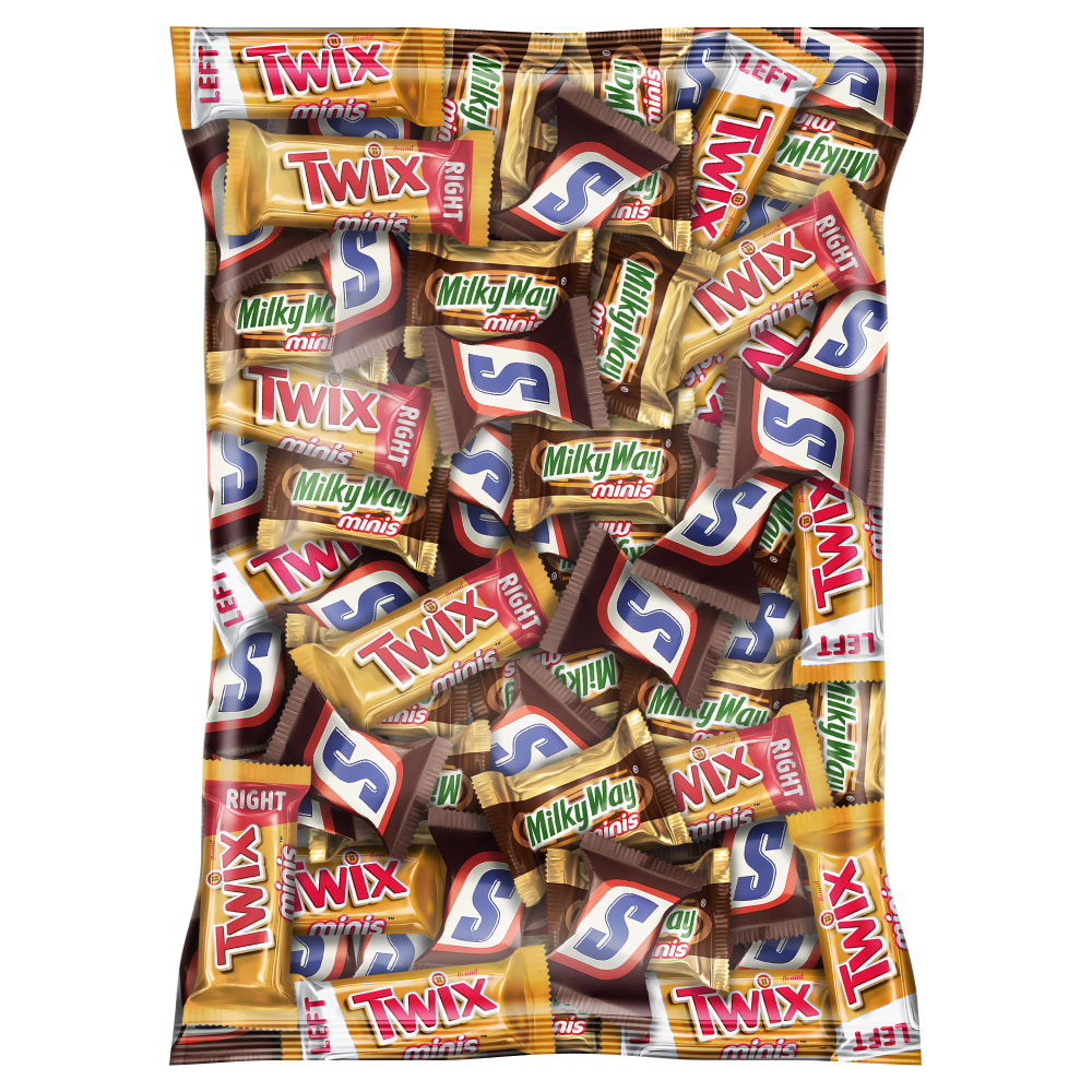 Snickers, Twix And Milky Way Minis Candy Variety Mix, 75 Oz, Total Qty 1 MPN:810128793230